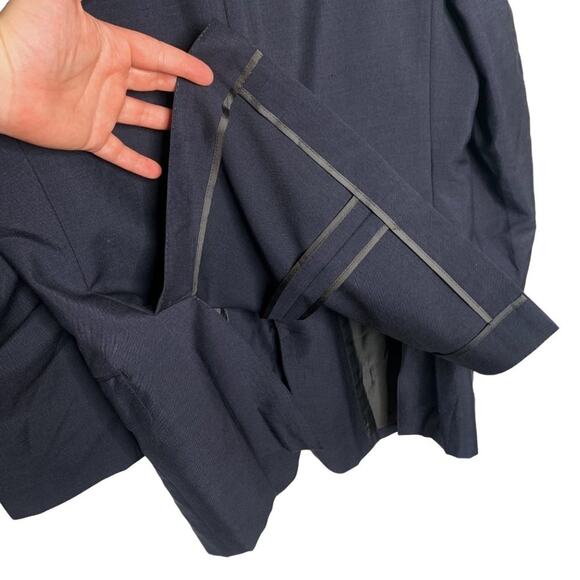 Burberrys Vintage Wool Mohair Blazer Jacket Men's Navy Blue 30 Designer - Picture 9 of 14